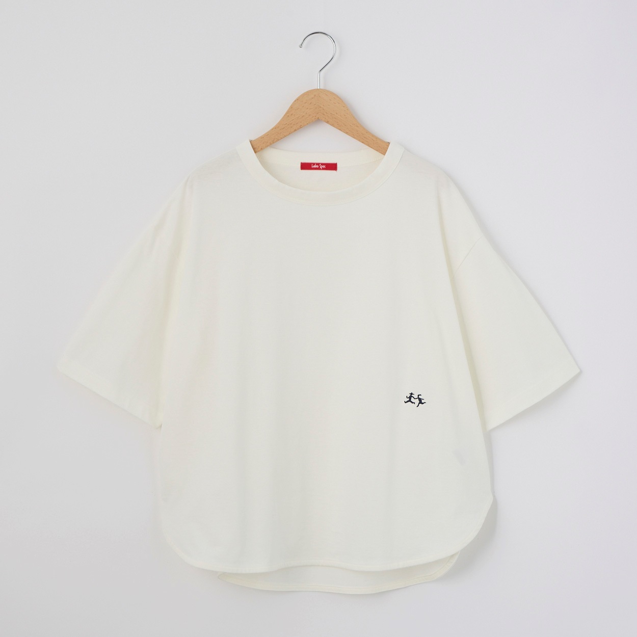 レディス 20天竺 BIGシルエットTシャツ Labo Spec(ラボスペック) 777761073(シロ-L)