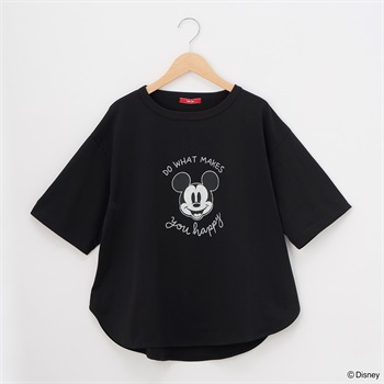 Babbオリジナル　L/S T-SHIRTS　Mickey レディス Disney/MICKEY/ミッキー/プリントBIGTシャツ Labo Spec(ラボ