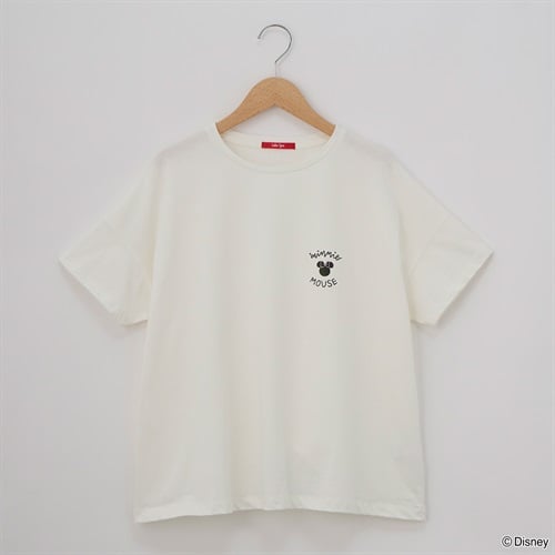 レディス Disney/MINNIE/ミニー/プリントTシャツ Labo Spec(ラボスペック) 152109148(シロ-S)