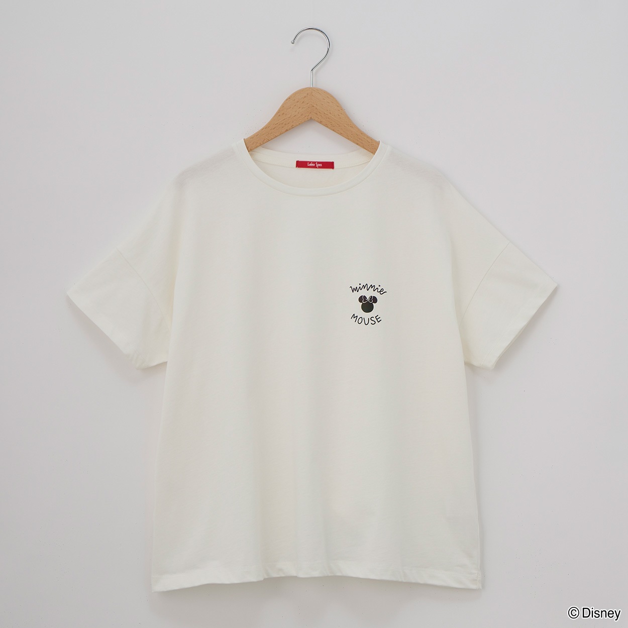 レディス Disney/MINNIE/ミニー/プリントTシャツ Labo Spec(ラボスペック) 152109148(シロ-L)
