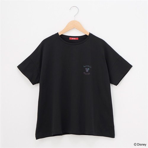レディス Disney/MINNIE/ミニー/プリントTシャツ Labo Spec(ラボスペック) 152109148(クロ-S)