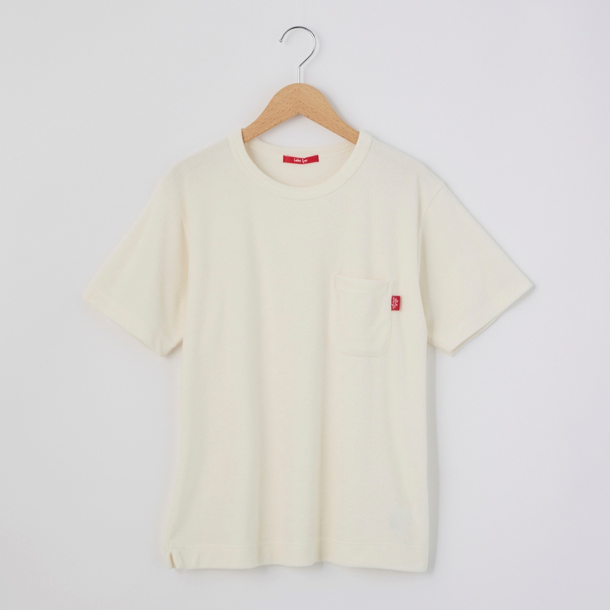 レディス パイル 胸ポケットTシャツ Labo Spec(ラボスペック) 777761085(シロ-M)
