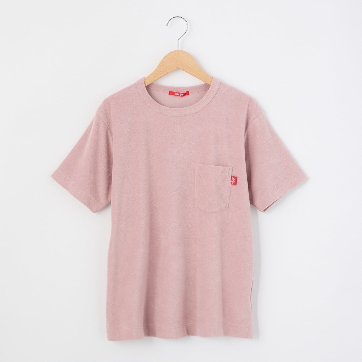 レディス パイル 胸ポケットTシャツ Labo Spec(ラボスペック) 777761085(ウスアカ-S)