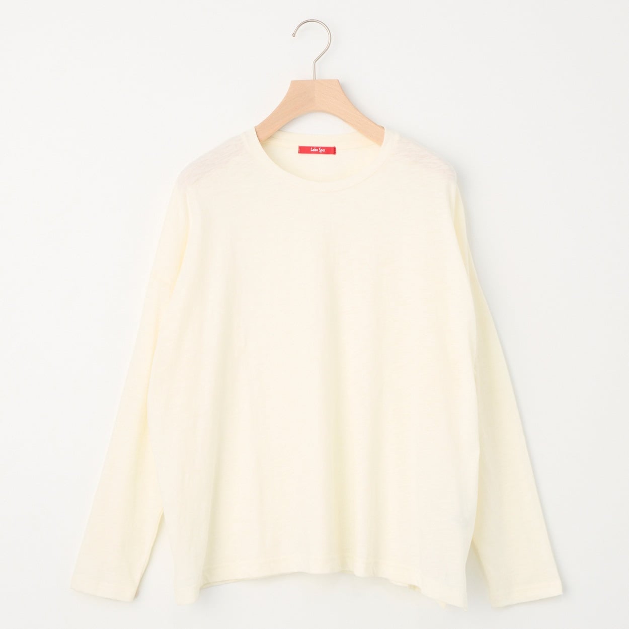 レディス スラブ天竺 長袖Ｔシャツ Labo Spec(ラボスペック) 777712078-2(シロ-S)