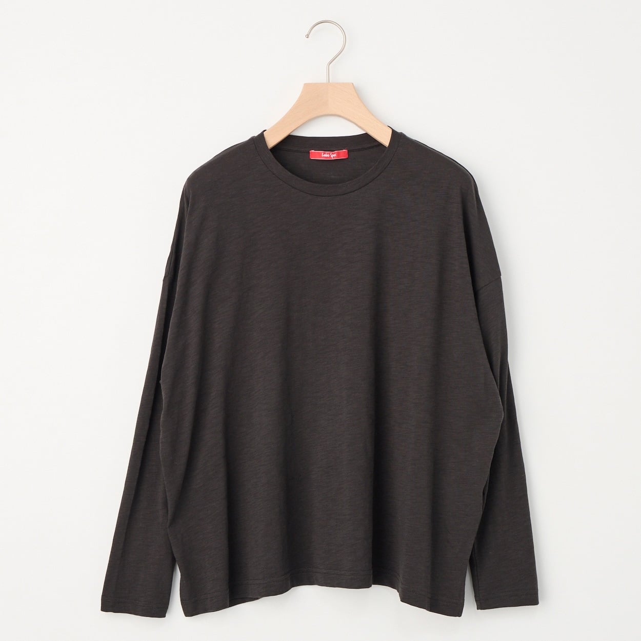 レディス スラブ天竺 長袖Ｔシャツ Labo Spec(ラボスペック) 777712078-2(ウスクロ-S)