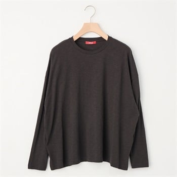 レディス スラブ天竺 長袖Ｔシャツ Labo Spec(ラボスペック) 777712078-2(ウスクロ-S)