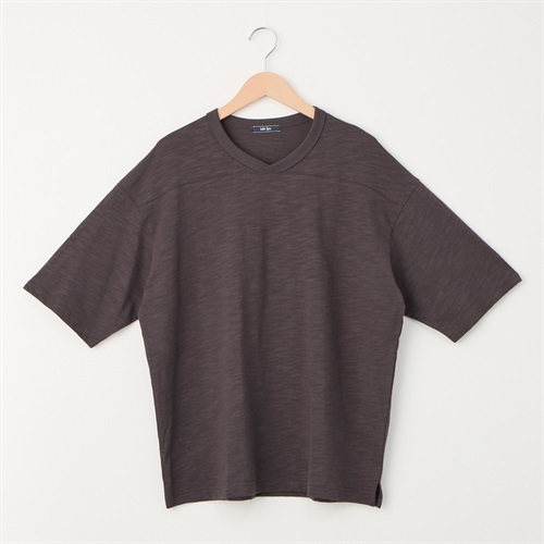 メンズ スラブ天竺 ＶネックＴシャツ Labo Spec(ラボスペック) 777512059-2