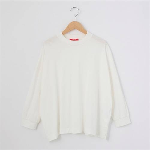 接触冷感 Nero Line レディス カレンダー天竺 モックネック 7分袖ヤッコTシャツ Labo Spec(ラボスペック) 777361064(シロ-S)