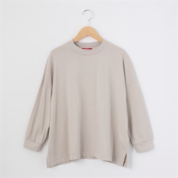 接触冷感 Nero Line レディス カレンダー天竺 モックネック 7分袖ヤッコTシャツ Labo Spec(ラボスペック) 777361064(ウスクロ-S)