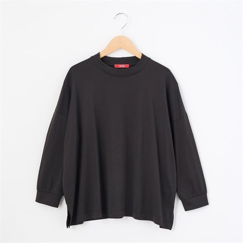 接触冷感 Nero Line レディス カレンダー天竺 モックネック 7分袖ヤッコTシャツ Labo Spec(ラボスペック) 777361064