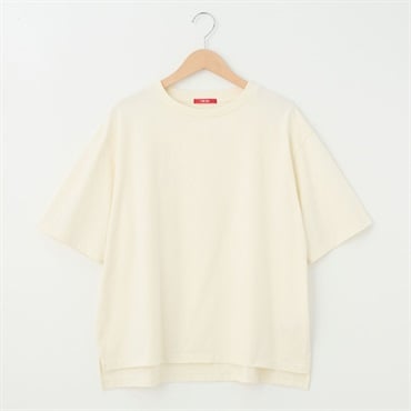 レディス ラスティック天竺 ５分袖BIGTシャツ Labo Spec(ラボスペック) 777712129-2(シロ-S)