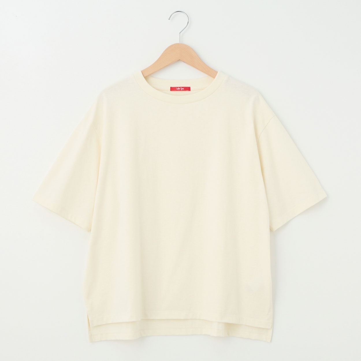 レディス ラスティック天竺 ５分袖BIGTシャツ Labo Spec(ラボスペック) 777712129-2(シロ-S)