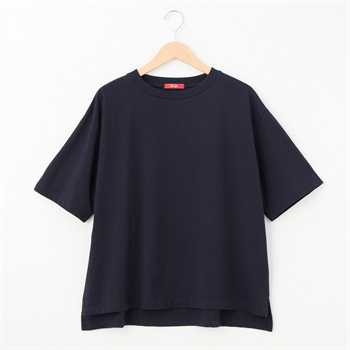 レディス ラスティック天竺 ５分袖BIGTシャツ Labo Spec(ラボスペック) 777712129-2(コイアオ-S)