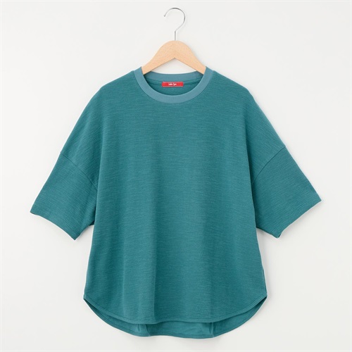 レディス メッシュカノコ ラウンドヘムTシャツ Labo Spec(ラボスペック) 777814012-2(ウスアオ-S)