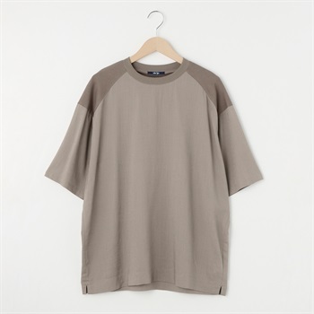 メンズ スラブレーヨン麻 ヨーク切替えシャツ Labo Spec(ラボスペック) 777522093-2(ウスクロ-M)