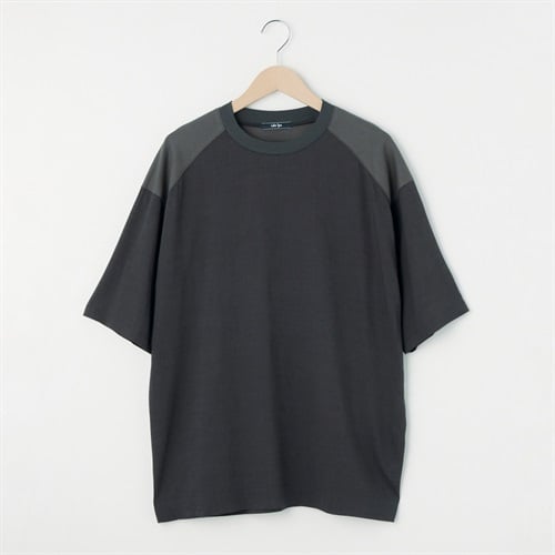 メンズ スラブレーヨン麻 ヨーク切替えシャツ Labo Spec(ラボスペック) 777522093-2(チャコ－ルグレ－-M)