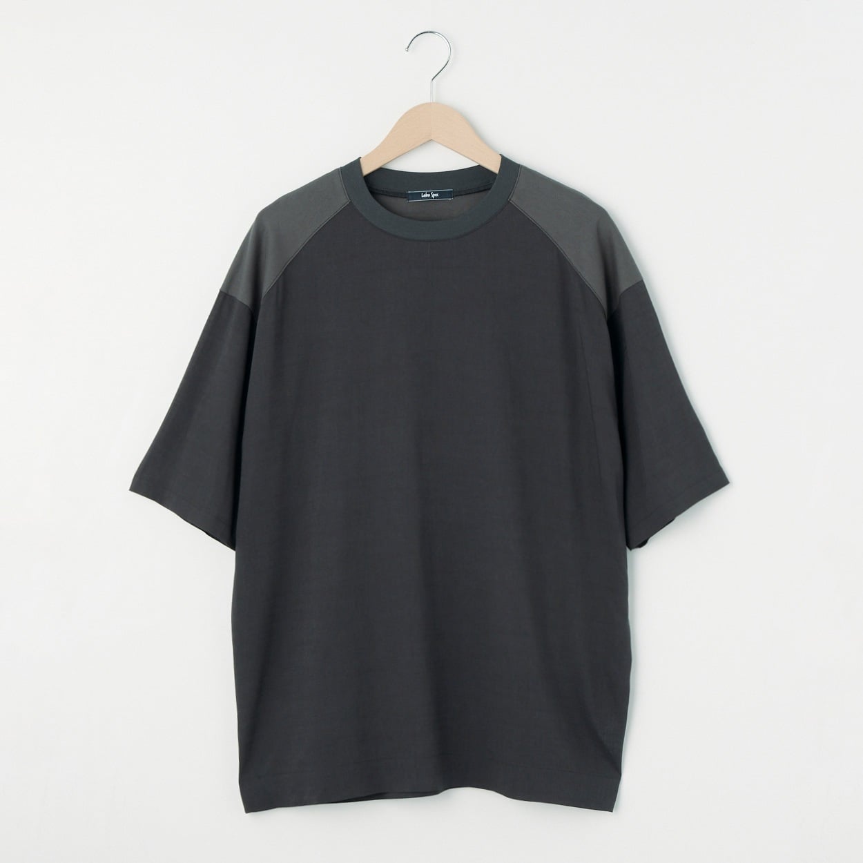 メンズ スラブレーヨン麻 ヨーク切替えシャツ Labo Spec(ラボスペック) 777522093-2(チャコ－ルグレ－-M)