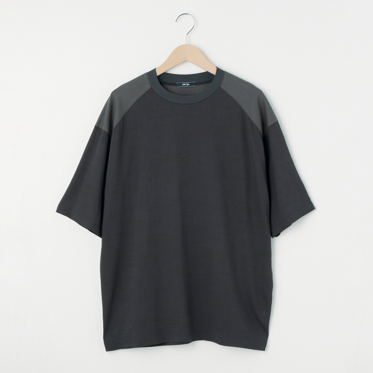 メンズ スラブレーヨン麻 ヨーク切替えシャツ Labo Spec(ラボスペック) 777522093-2(チャコ－ルグレ－-LL)