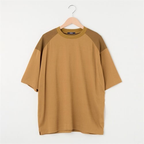 メンズ スラブレーヨン麻 ヨーク切替えシャツ Labo Spec(ラボスペック) 777522093-2(ウスチャ-M)
