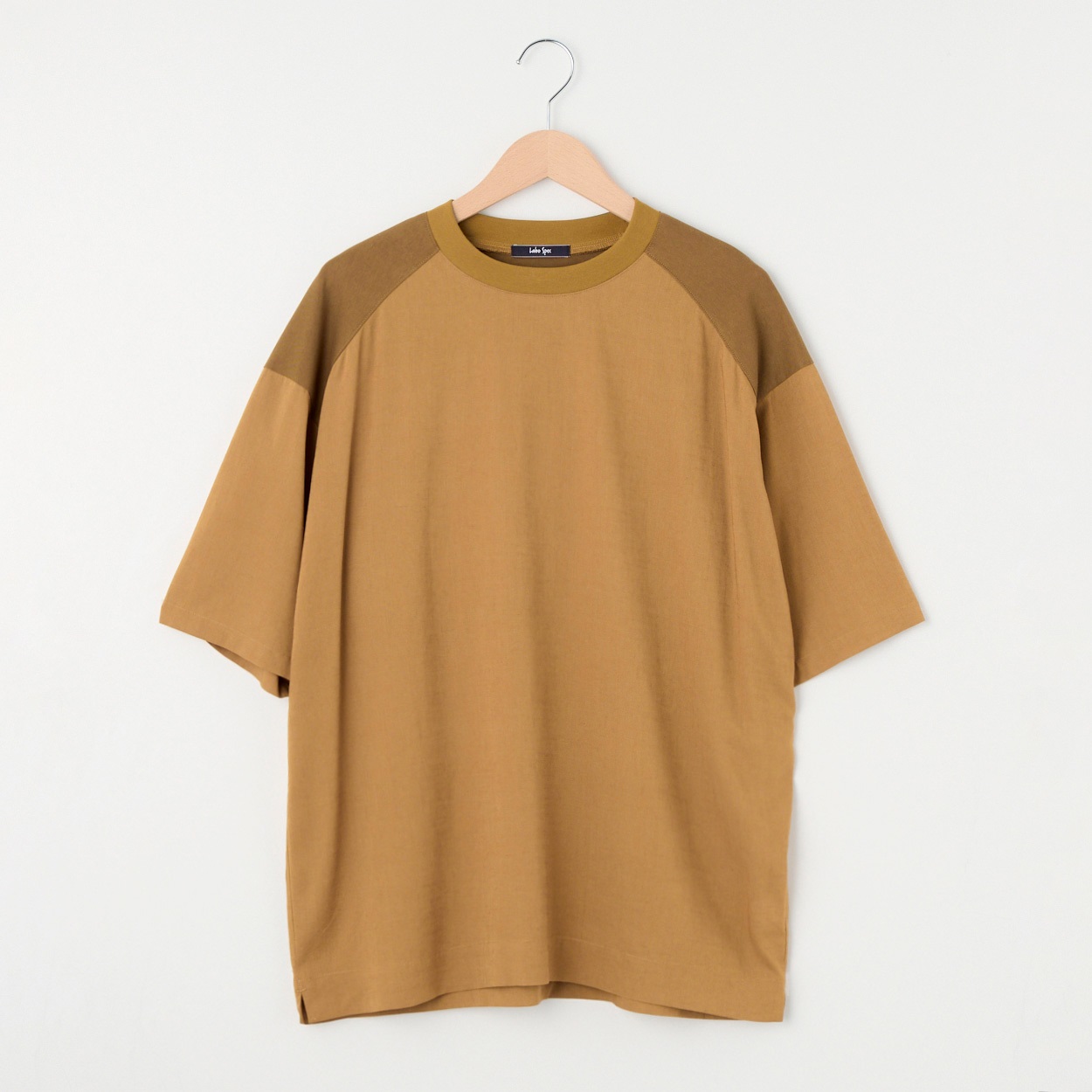 メンズ スラブレーヨン麻 ヨーク切替えシャツ Labo Spec(ラボスペック) 777522093-2(ウスチャ-L)