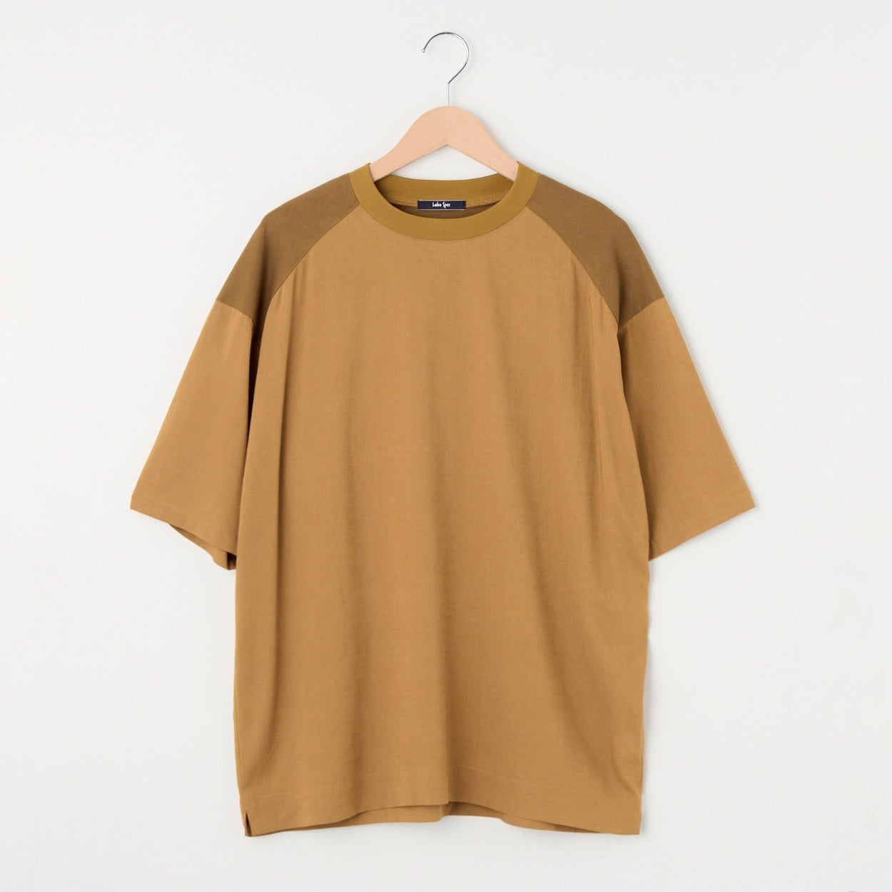 メンズ スラブレーヨン麻 ヨーク切替えシャツ Labo Spec(ラボスペック) 777522093-2(ウスチャ-LL)