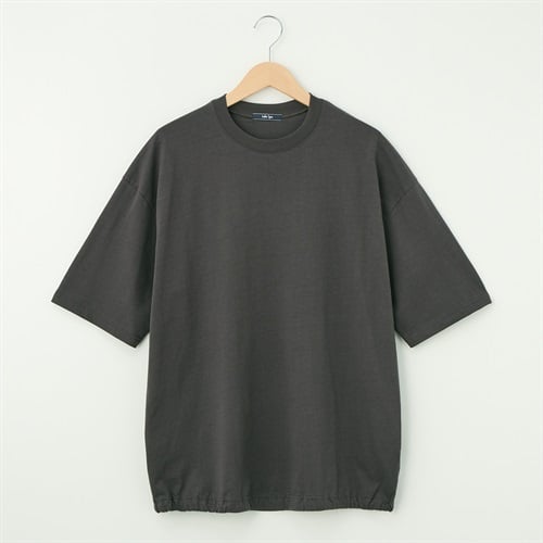メンズ 20天竺 5分袖裾絞りルーズフィットTシャツ Labo Spec(ラボスペック) 777614030-2