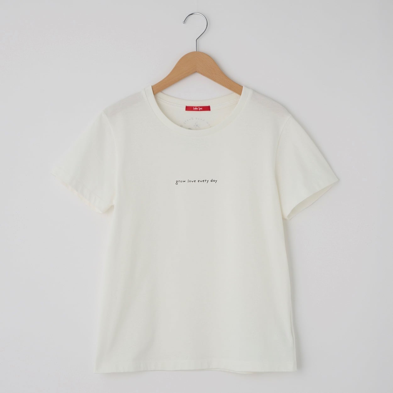 レディス 20天竺 メッセージプリントTシャツ Labo Spec(ラボスペック) 777761105(シロ-XL)