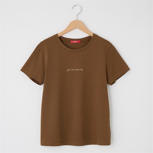 レディス 20天竺 メッセージプリントTシャツ Labo Spec(ラボスペック) 777761105(ウスチャ-S)