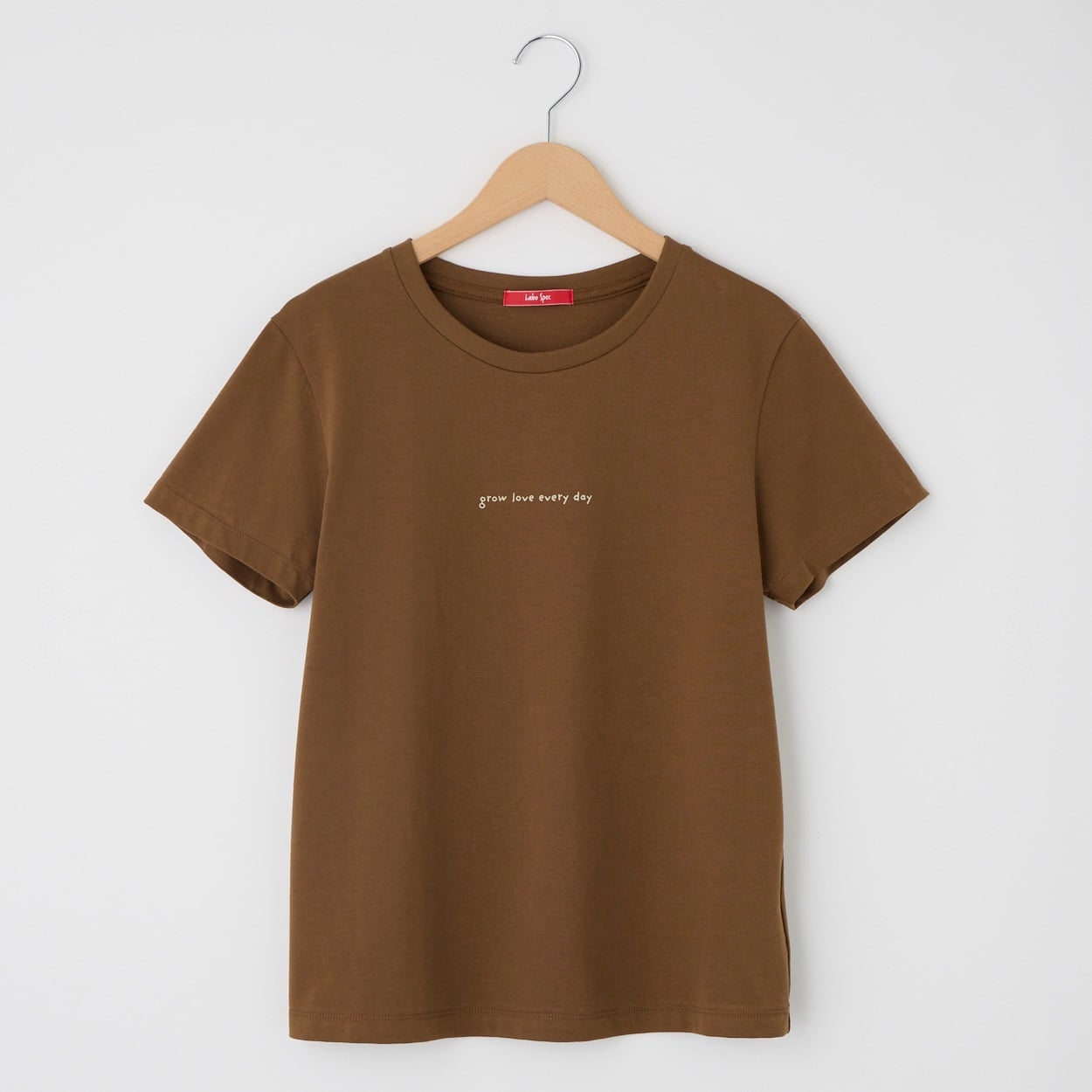レディス 20天竺 メッセージプリントTシャツ Labo Spec(ラボスペック) 777761105(ウスチャ-S)