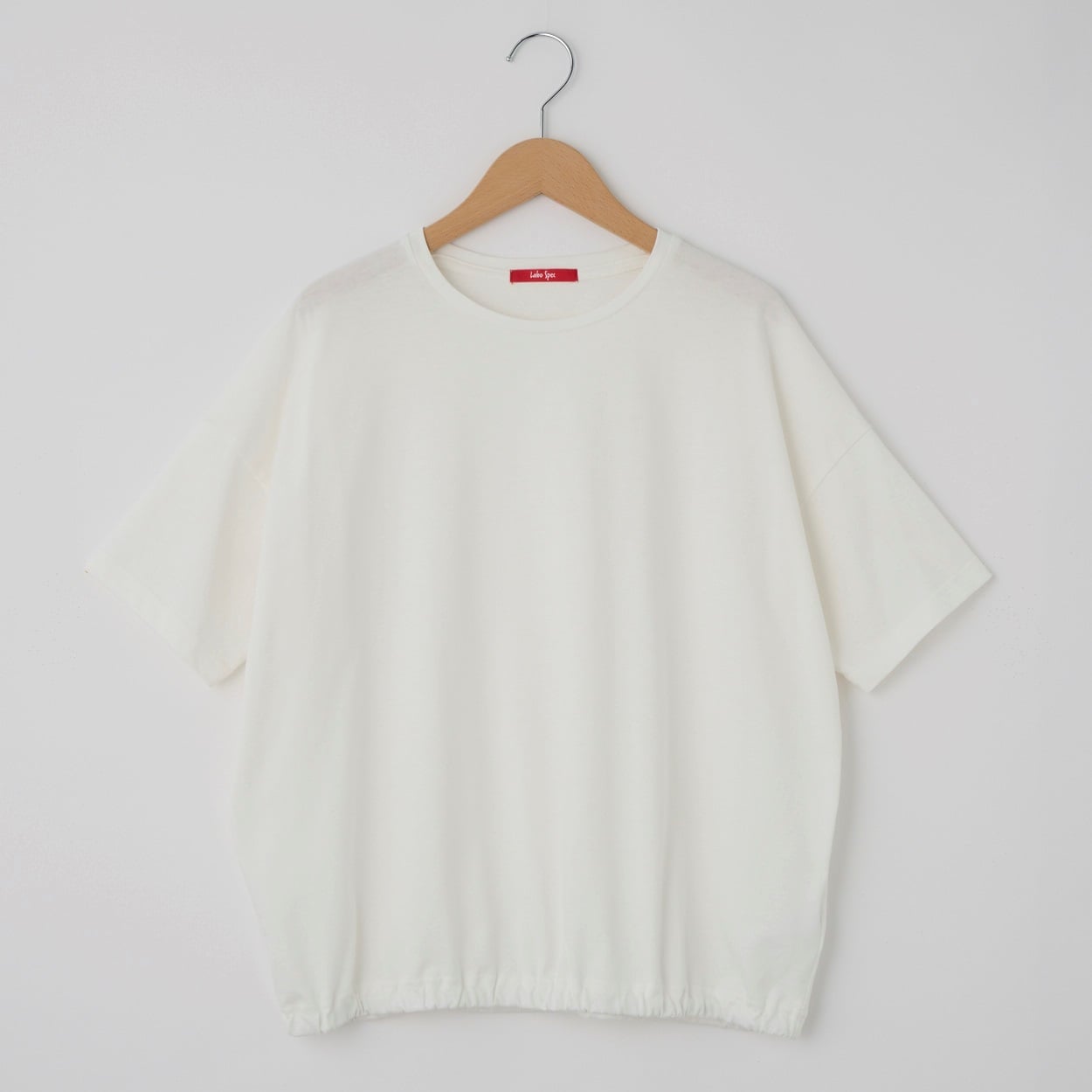 レディス 20天竺 裾ゴムTシャツ Labo Spec(ラボスペック) 777761108(シロ-M)