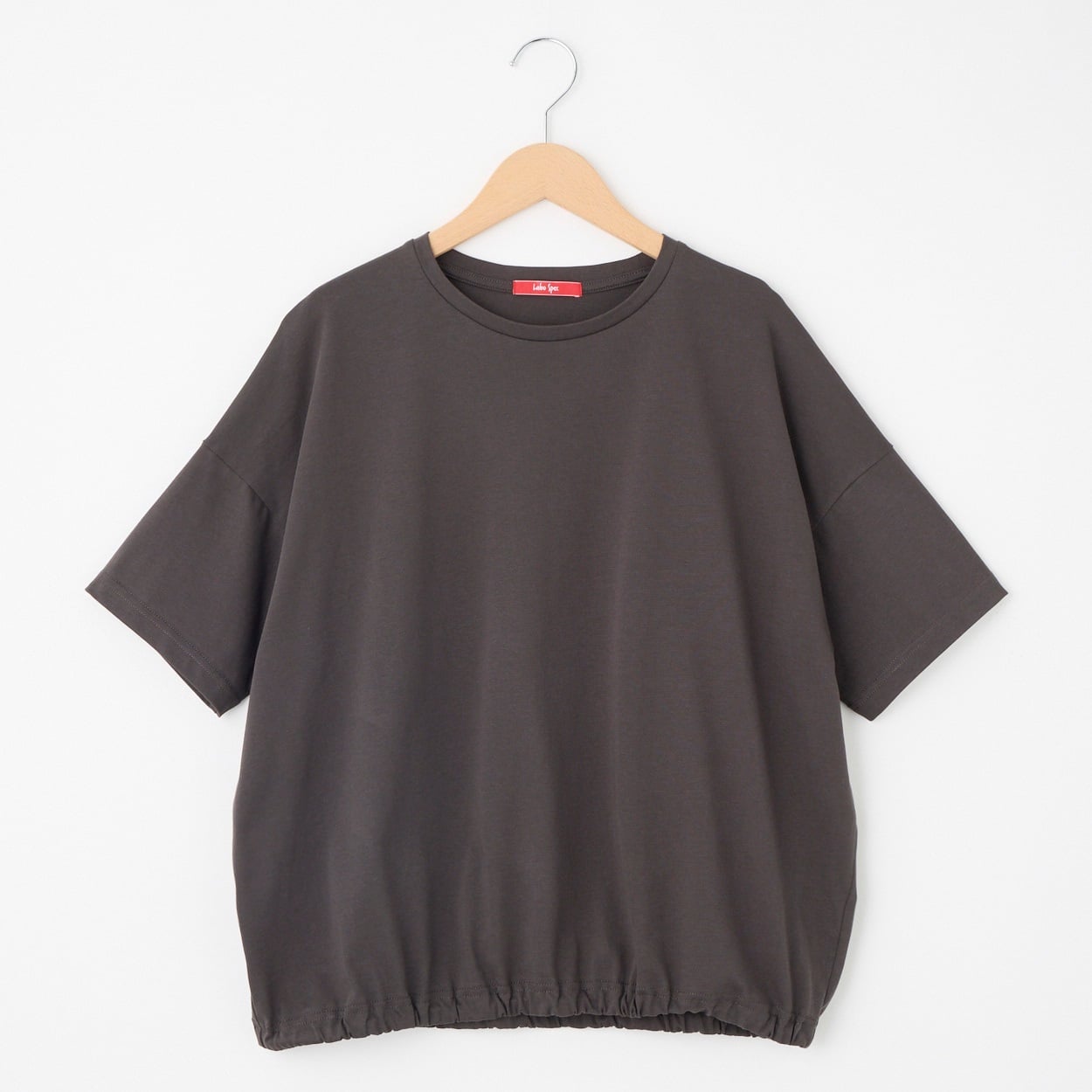 レディス 20天竺 裾ゴムTシャツ Labo Spec(ラボスペック) 777761108(ウスクロ-M)