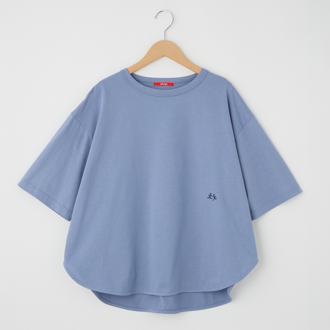 レディス 20天竺 BIGシルエットTシャツ Labo Spec(ラボスペック) 777765073(アオ-S)