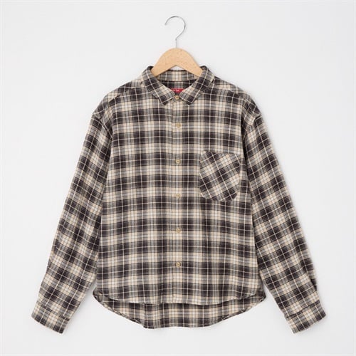 レディス 秋チェック レギュラーカラーシャツ Labo Spec(ラボスペック) 777862014(ウスチャ-S)