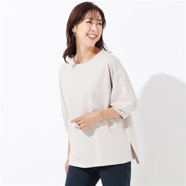 ひんやり・UV対策 大人のランタン切替スリーブTシャツ レディス JEUNEMAMAN(ジュネママン)