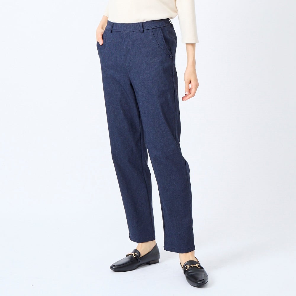 68丈ストライプパンツ レディス JEUNEMAMAN(ジュネママン)(コイアオ-L)