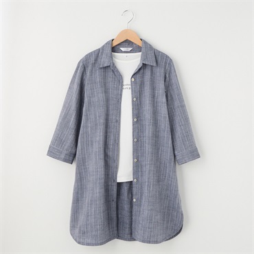 シャツワンピ＆カットソーアンサンブル レディス JEUNEMAMAN(ジュネママン)(コイアオ-XL)