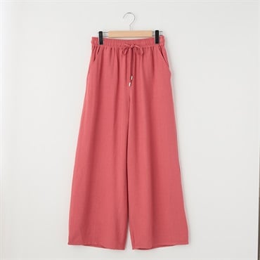 61丈ドロストワイドパンツ レディス JEUNEMAMAN(ジュネママン)(ウスアカ-XL)