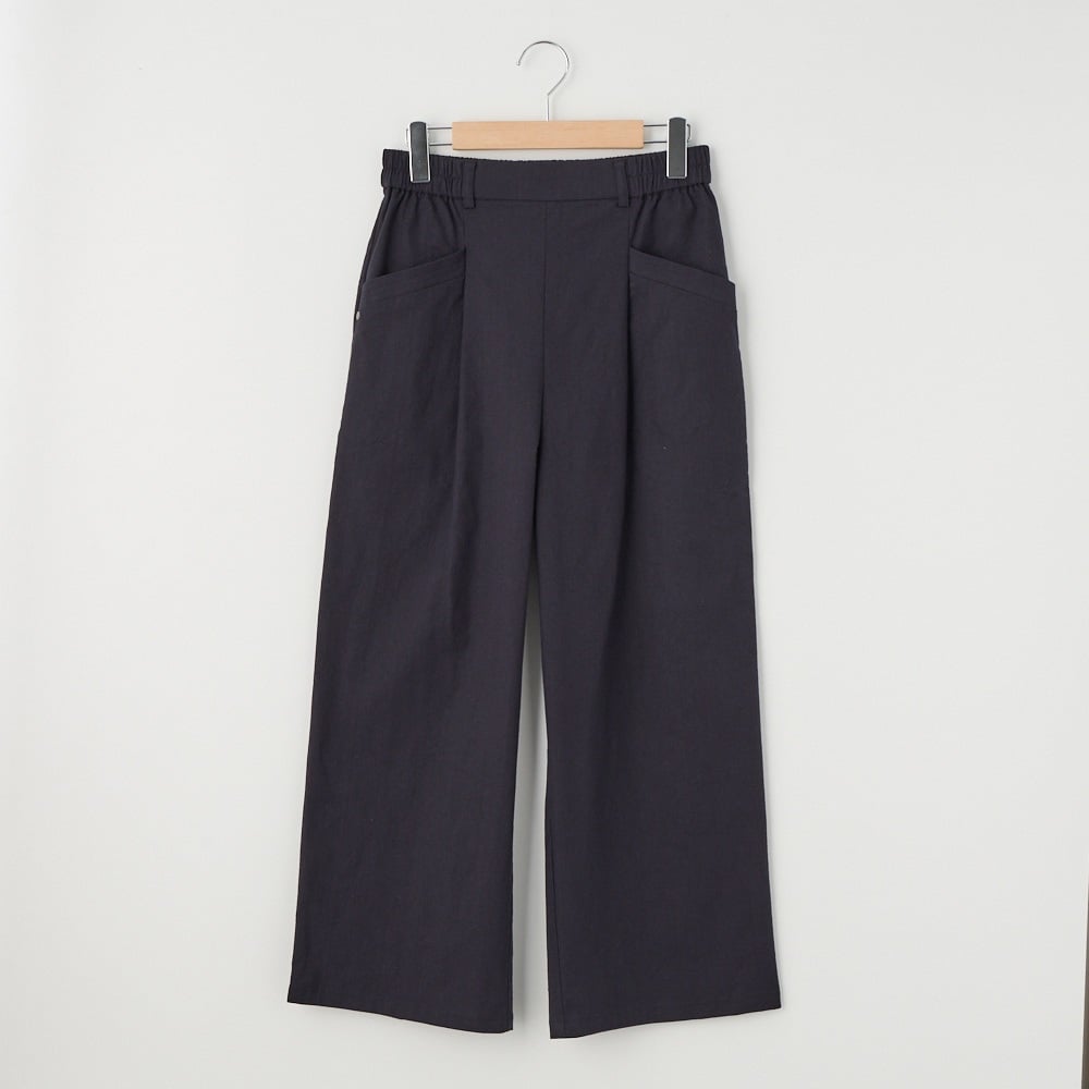 【ポイント20倍対象商品】60丈綿スラブワイドパンツ レディス JEUNEMAMAN(ジュネママン)(コイアオ-L)