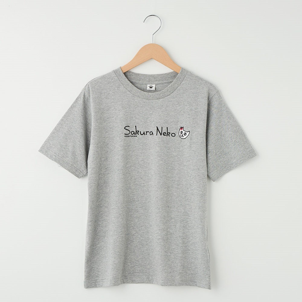 さくらねこ】 プリント＆刺繍Tシャツ レディス | イオンスタイル