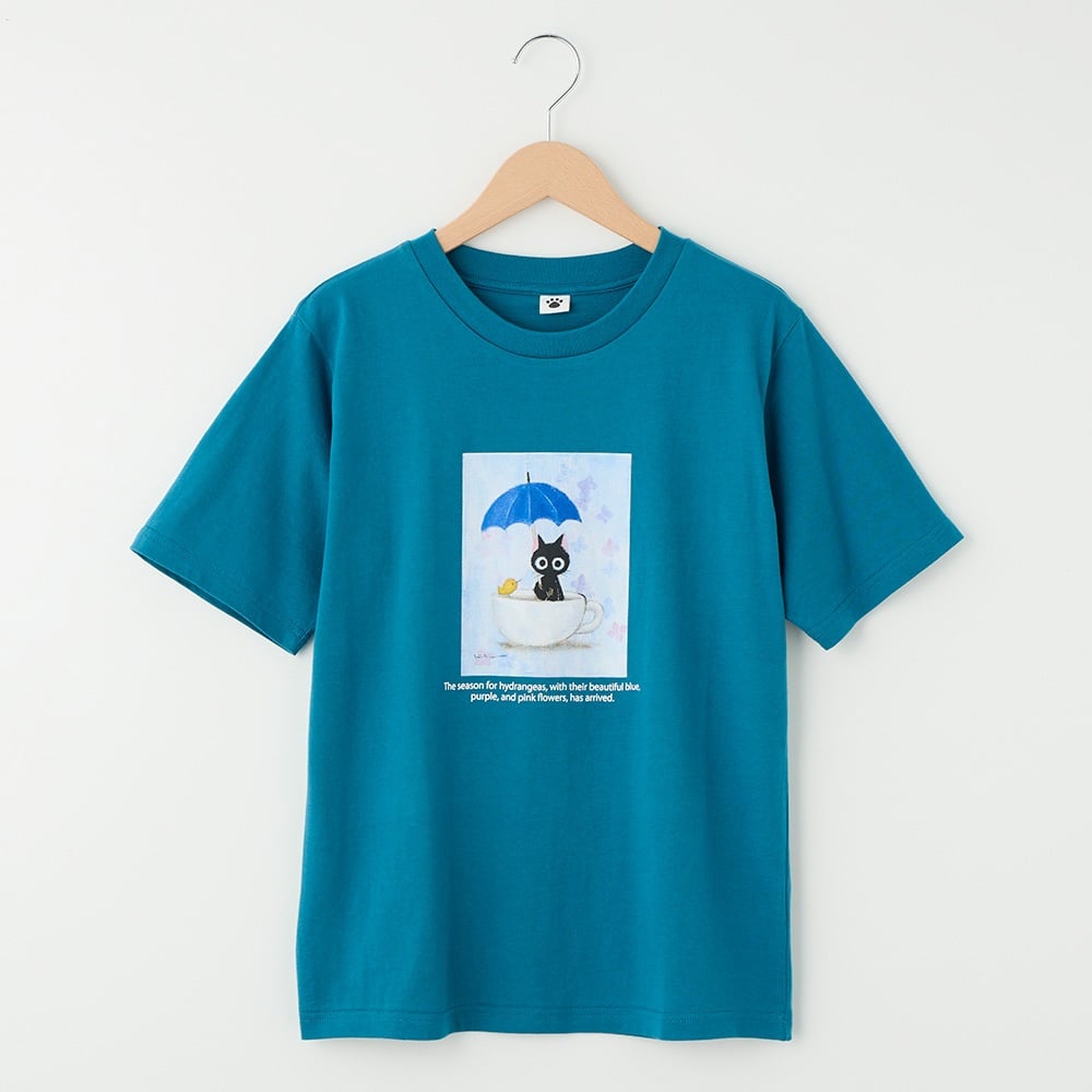 香月和夫】 「雨の日」プリントTシャツ レディス | イオン