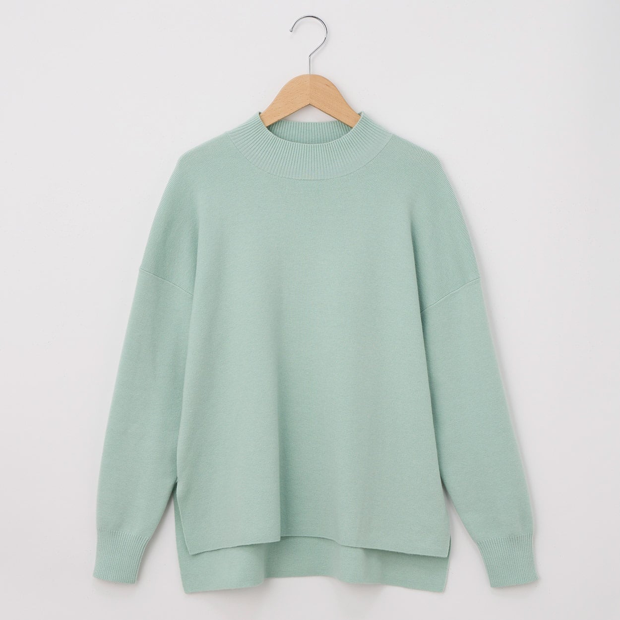 大人の素敵ニット 洗える！ モックネックプルオーバー レディス JEUNE