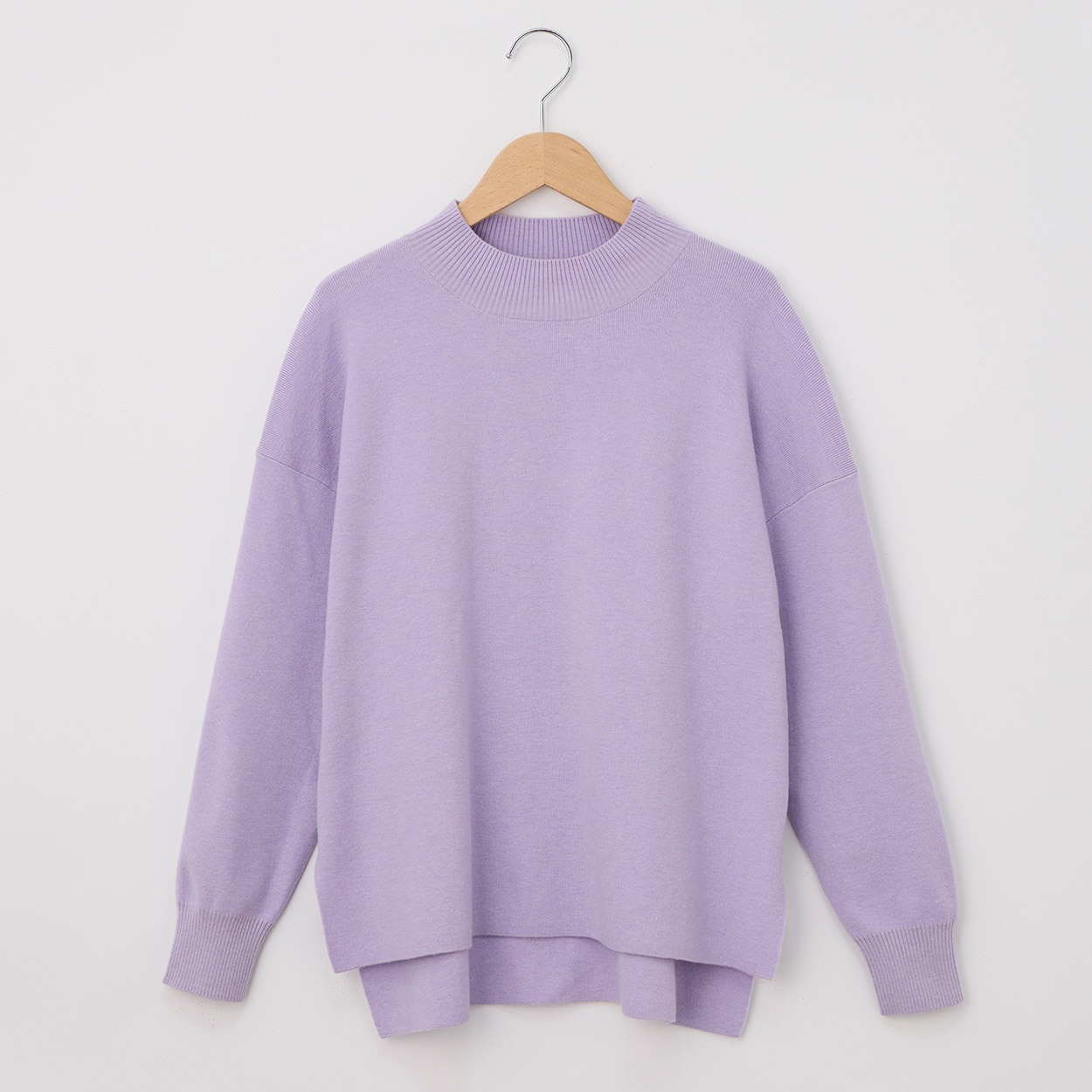 大人の素敵ニット 洗える！ モックネックプルオーバー レディス JEUNE