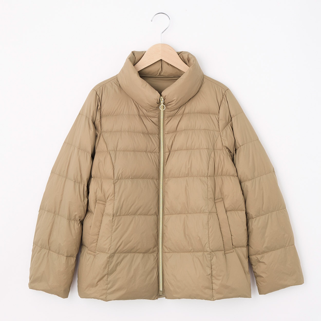 65丈スタンド衿ダウンジャケット レディス JEUNE MAMAN(ジュネママン