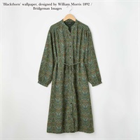 ワールド・オブ・ウィリアム・モリス シャツワンピース レディス JEUNE