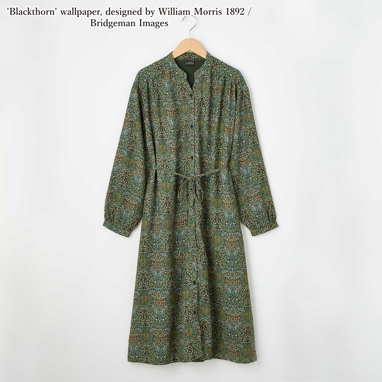 ワールド・オブ・ウィリアム・モリス シャツワンピース レディス JEUNE