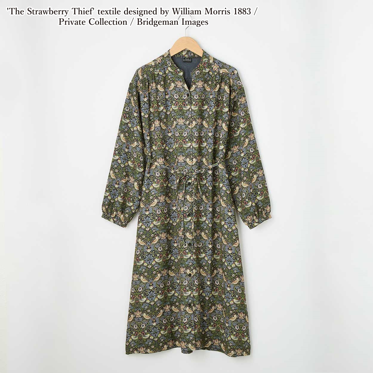 ワールド・オブ・ウィリアム・モリス シャツワンピース レディス JEUNE