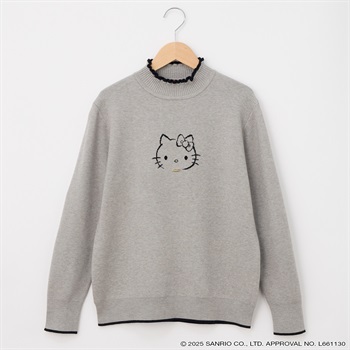 ハローキティ 顔ジャカードニットプルオーバー レディス CPT-674309KT