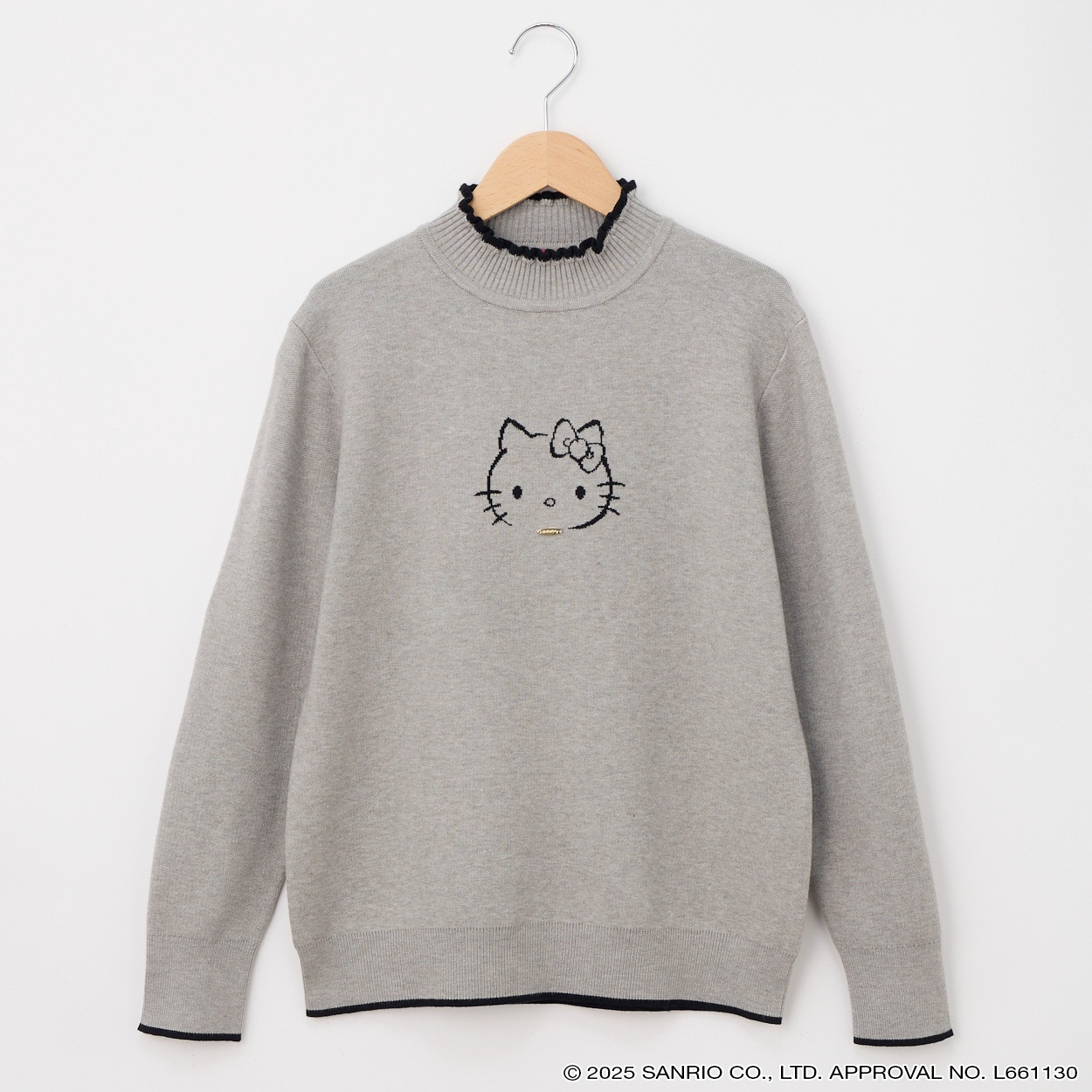 ハローキティ 顔ジャカードニットプルオーバー レディス CPT-674309KT