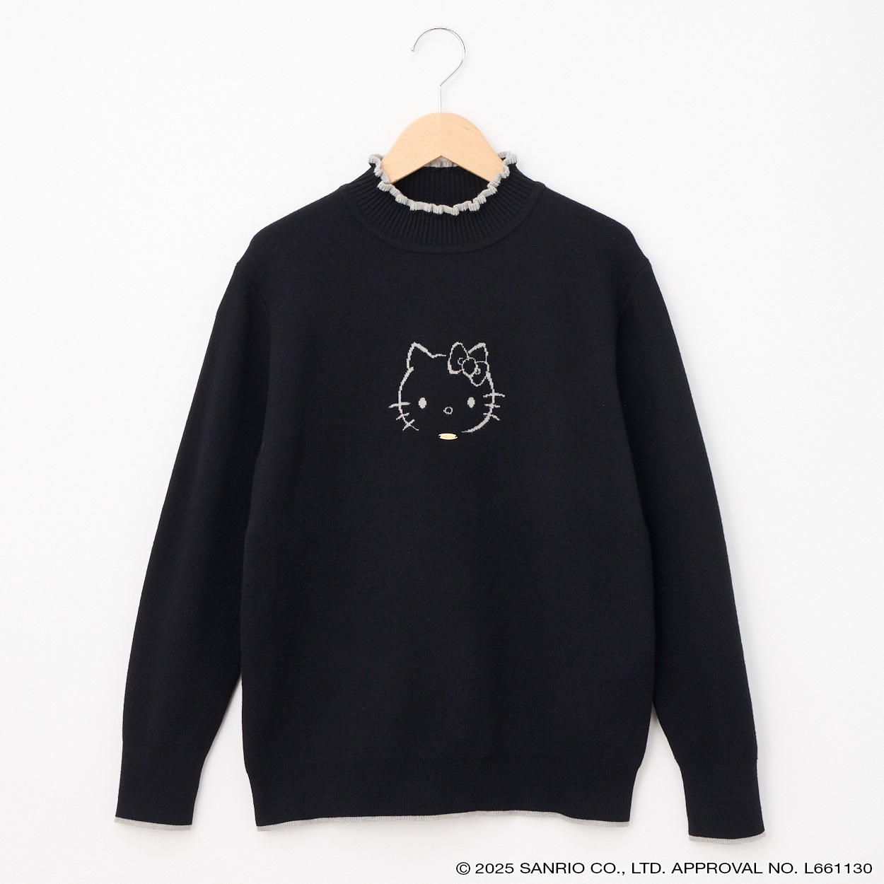 ハローキティ 顔ジャカードニットプルオーバー レディス CPT-674309KT