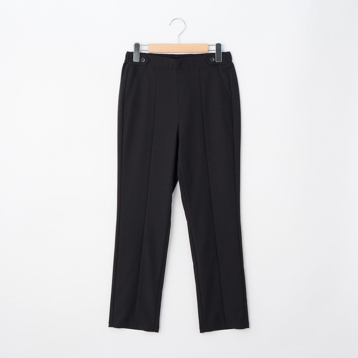 ひんやりUV対策 裏メッシュストレッチパンツ レディス JEUNE MAMAN(ジュネママン) TV7056S1116R(クロ-L)